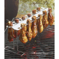 Foldable stainless steel Barbecue Leg and Wings Rack